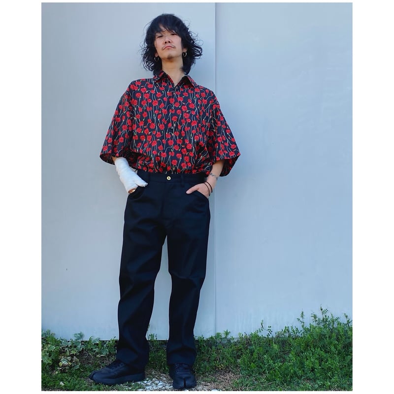 SON OF THE CHEESE「Flower Shirt」red. | gouter le...