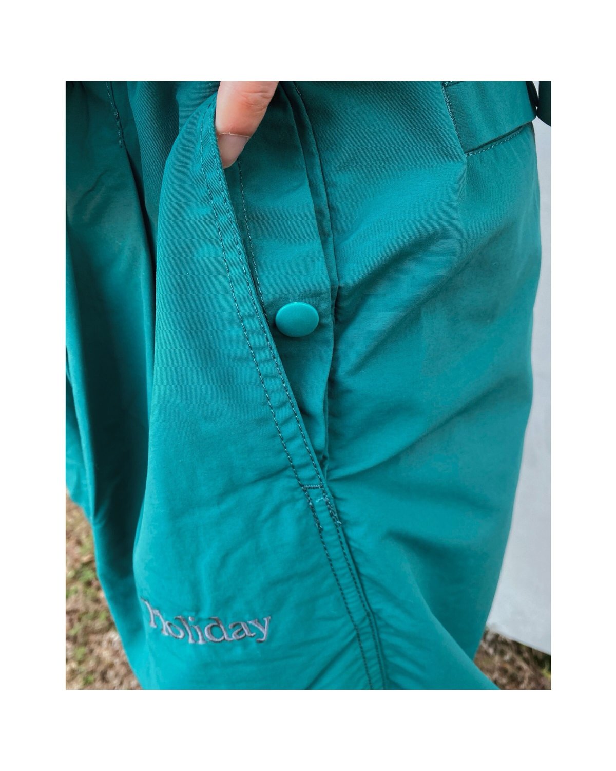 HOLIDAY「TRACK PANTS（Holiday）」green. | gouter le