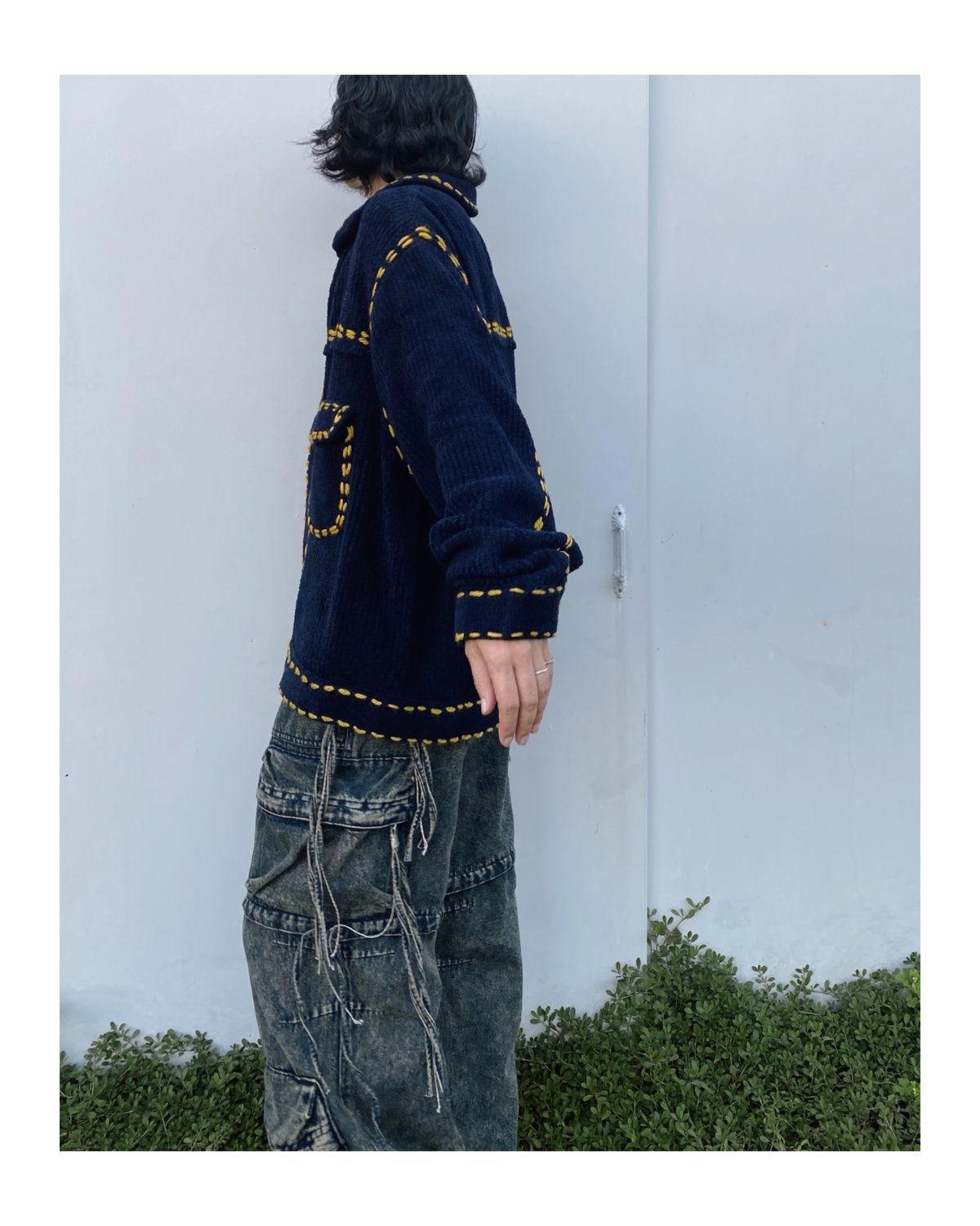 PHINGERIN「PG1 KNIT」navy. | gouter le cabinet