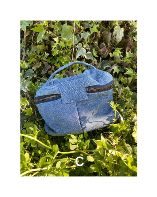MALION vintage「denim vanity bag」 | gouter le ca