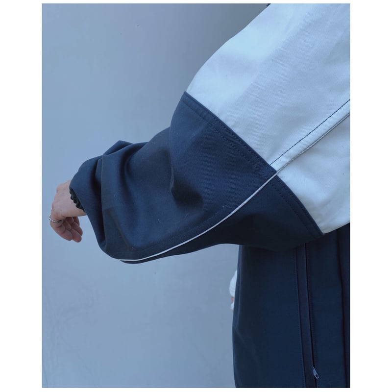 ジャケット・アウター Comfortable Reason Warmup Jacket COMFORTABLE REASON「WARMUP JACKET」navy. | gouter