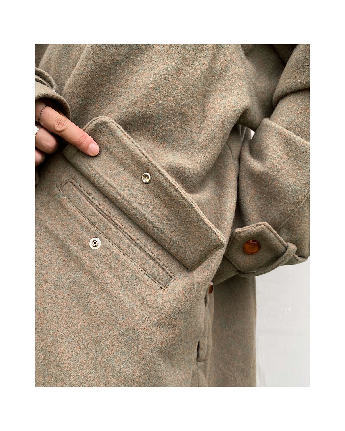 PHINGERIN「SNAP TRENCH FUZZY」 | gouter le cabinet