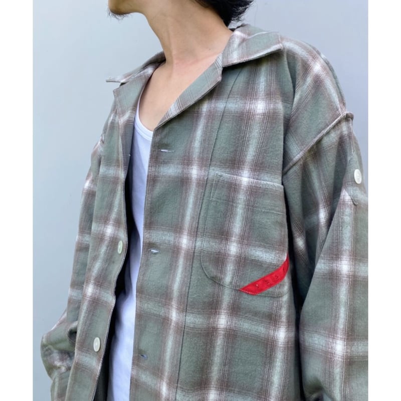 PHINGERIN「SLEEPER NEL OMBRE」gray plaid . | gout