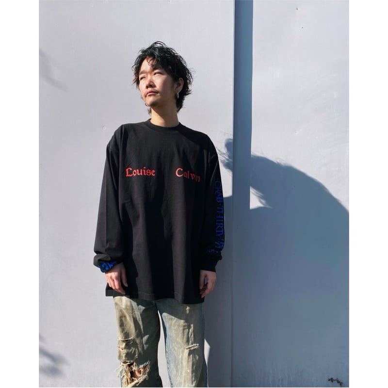 BLACK WEIRDOS「EWING L/S Tee / WHITE」black. | go
