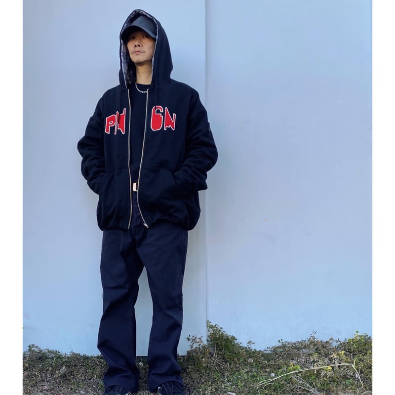 PHINGERIN「PNGN ZIP HOODIE」black. | gouter le ca