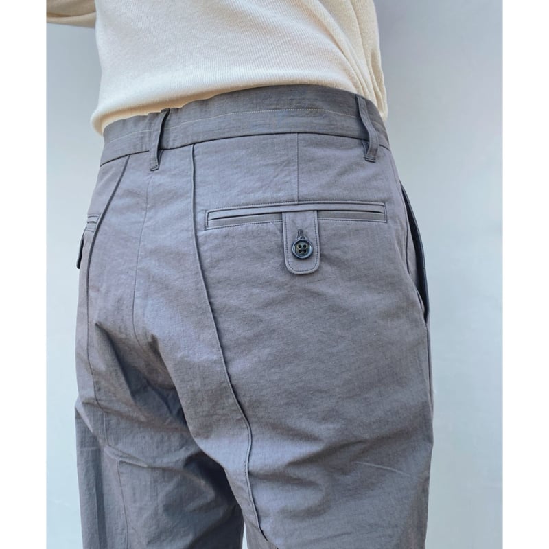 ETHOS「PIN TUCK TROUSERS 」charcoal. | gouter le