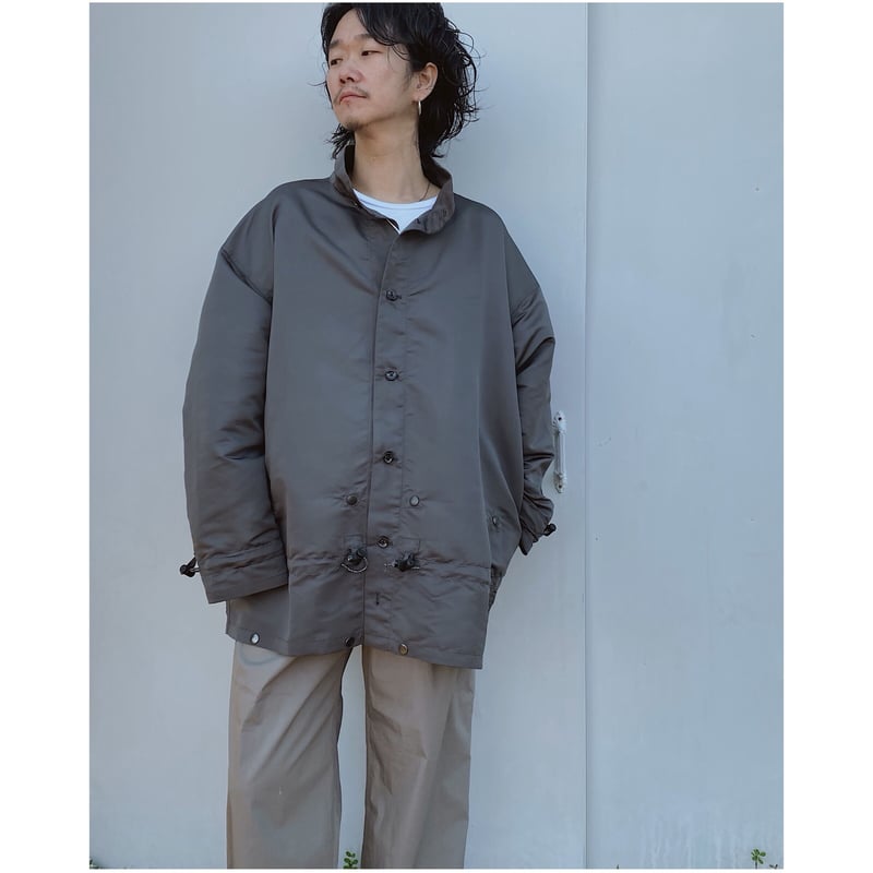 ETHOS コーティングジャケット ETHOS「DEFORM COACH」sumi. | gouter le cabinet