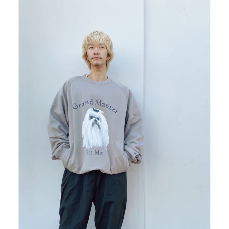 BLACK WEIRDOS「Crewneck Sweatshirt」charcoal. | g