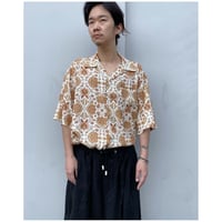 FACCIES「Oriental Pattern Rayon Shirt」Off.