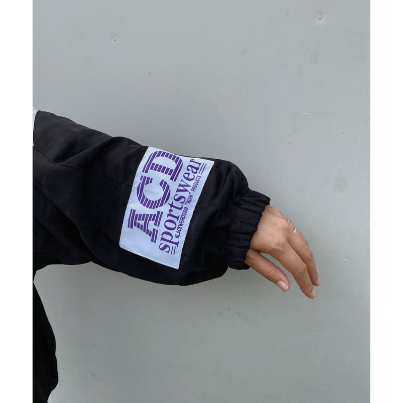 BLACK WEIRDOS「Nylon Track JKT(Motocross)」black.