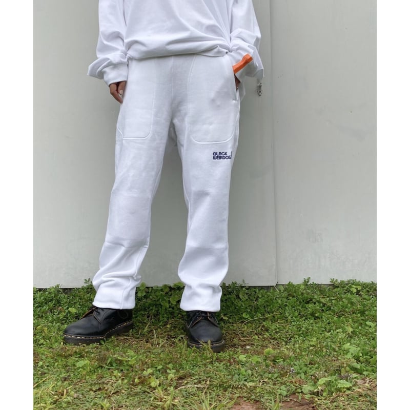 BLACK WEIRDOS「Reversible Sweat Pants 」white. | BLACK WEIRDOS「Reversible Sweat Pants 」white. |