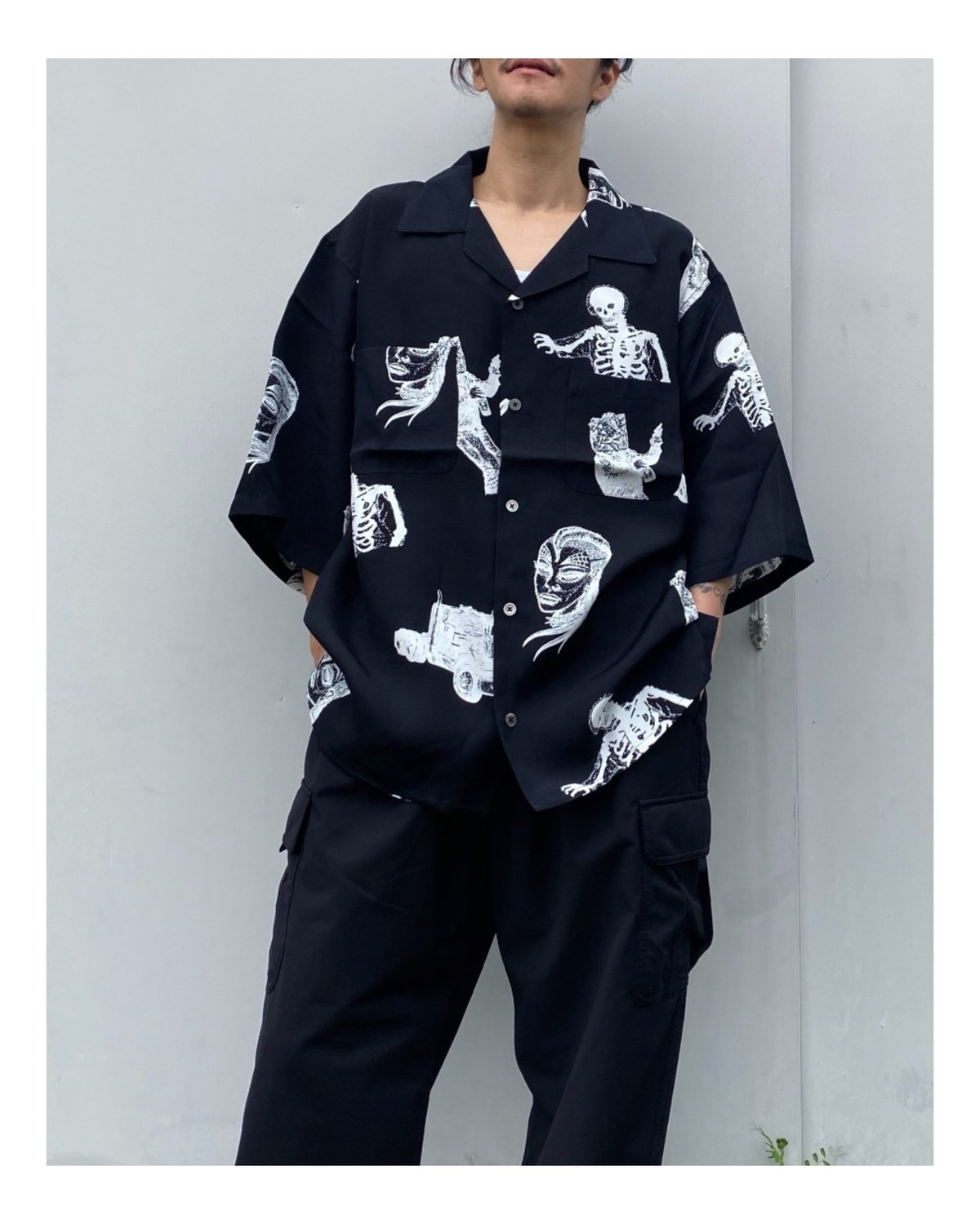 BLACK WEIRDOS「REPO Aloha Shirt」black. | gouter 