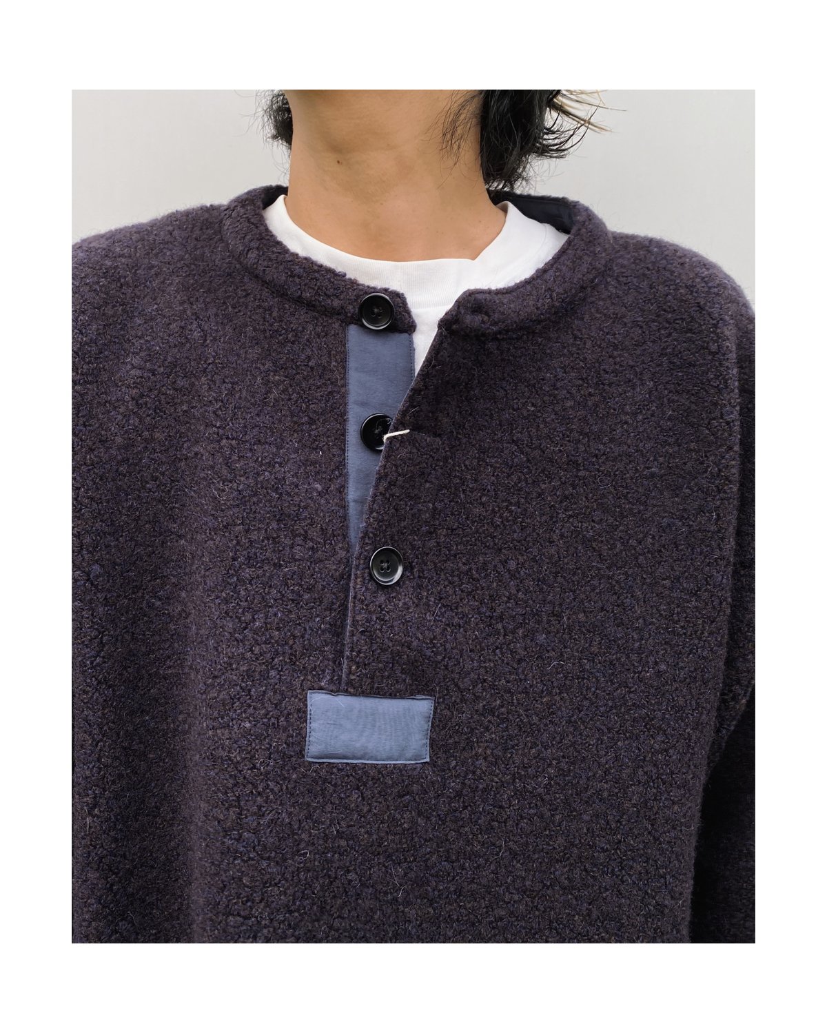 ETHOSエトスWADING KNIT ETHOS「WADING KNIT」navy. | gouter le cabinet