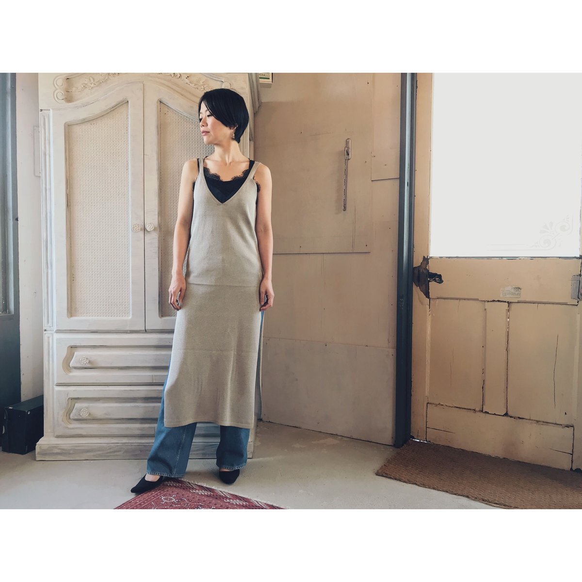 ●専用● TAN  -  LUSTER DRESS ワンピース SILVER