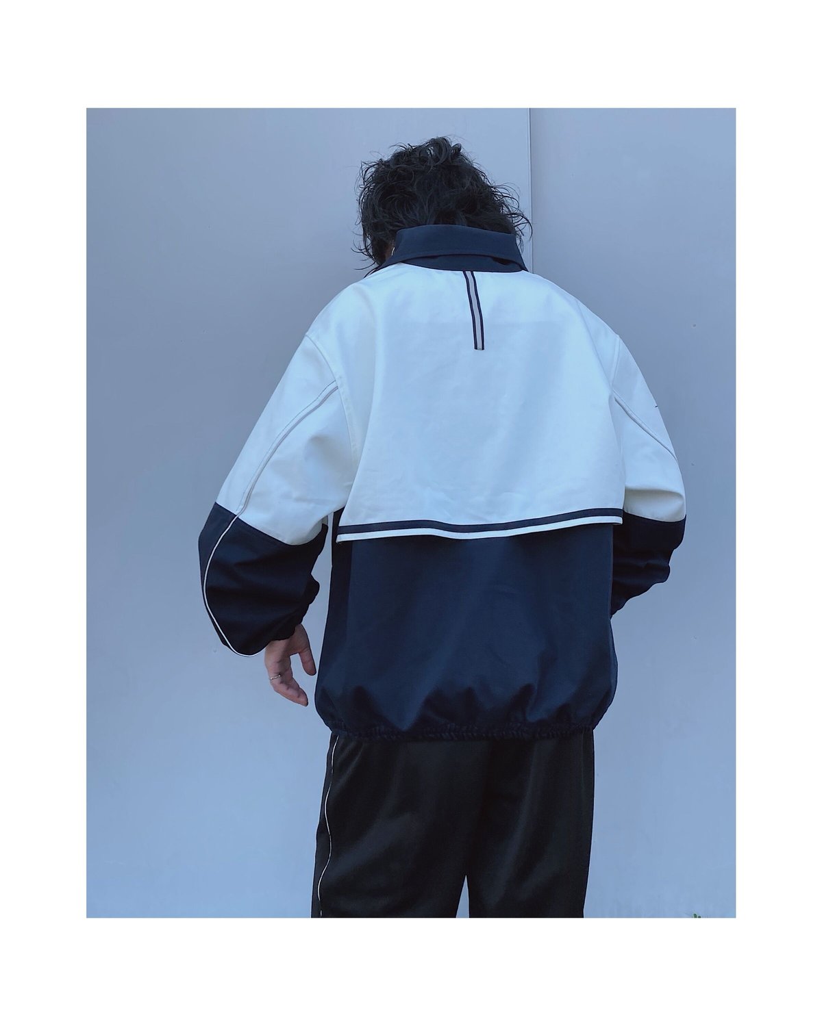 COMFORTABLE REASON「WARMUP JACKET」navy. | gouter