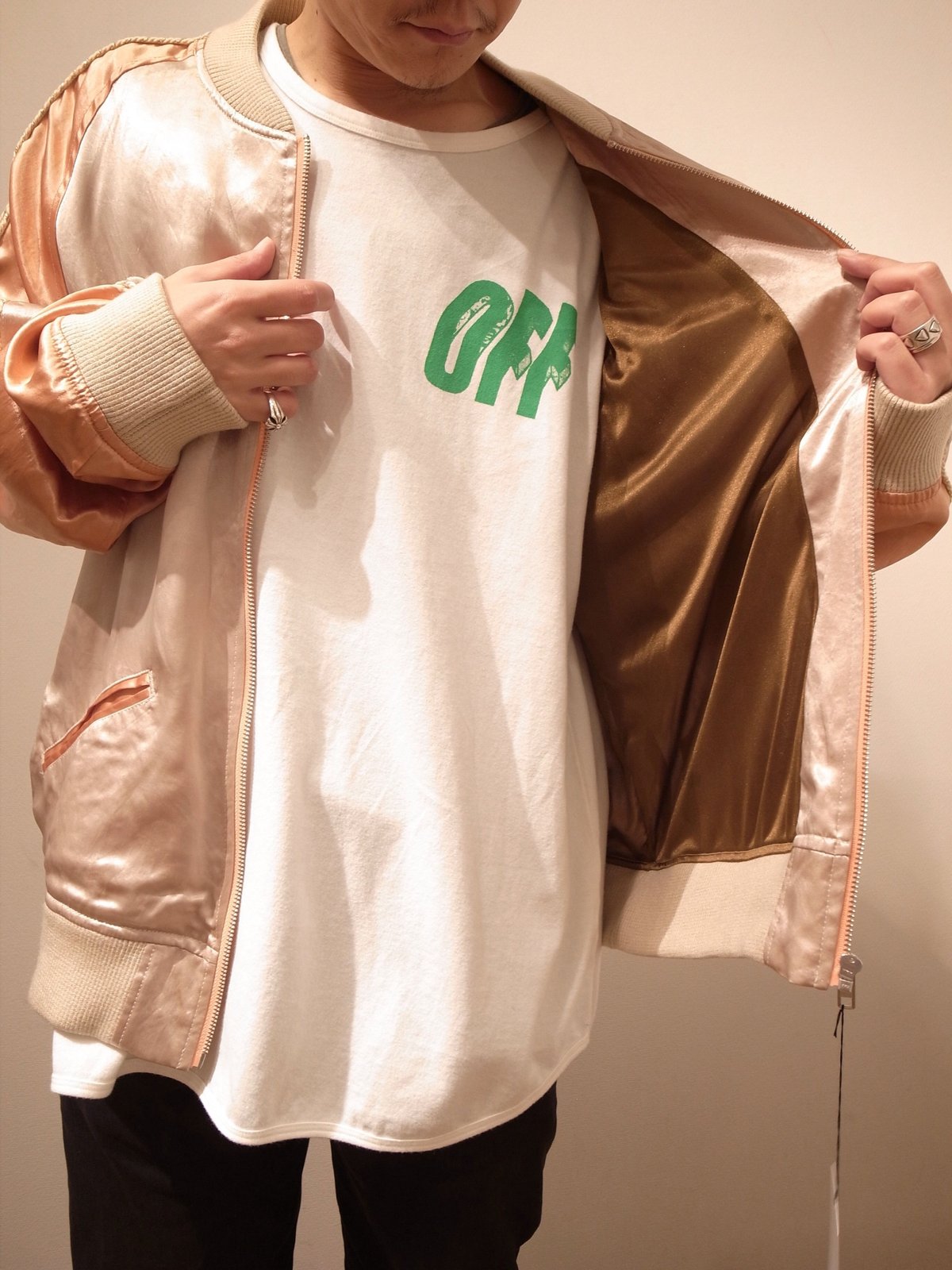 Black Weirdos 「ACID Satin Jacket」 | gouter le c