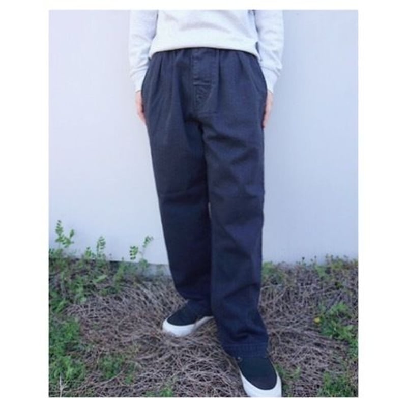 COMFORTABLE REASON ブラックイージーパンツ Comfortable Reason「Black Easy Denim」 | gouter l