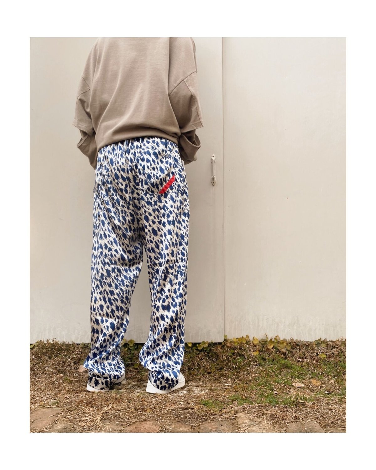 Linge de Fée シルク レオパード柄パジャマ M Linge de Fée シルク レオパード柄パジャマ M Linge de Fée シルク