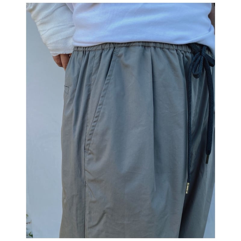 パンツ Ethos Stripe Dokan pants ETHOS 「DOKAN GRAY」 gray. | gouter le cabinet