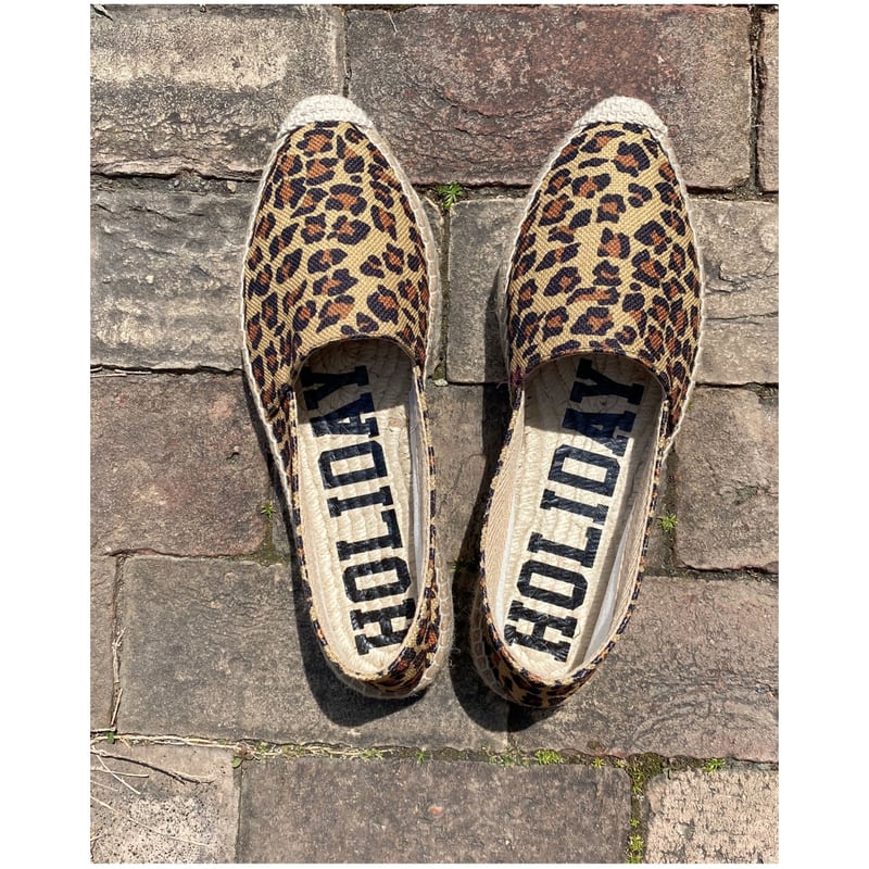 HOLIDAY「DOUBLE SOLE ESPADRILLE」 LEOPARD | goute HOLIDAY「DOUBLE SOLE ESPADRILLE」 LEOPARD | goute