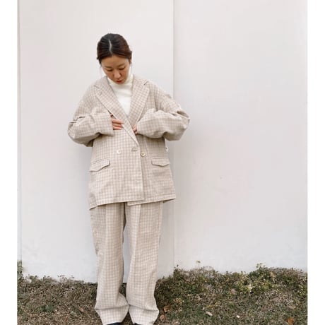 ERiKOKATORi エリコカトリ check cotton jacket CATEGORY ERiKOKATORi | gouter le cabinet