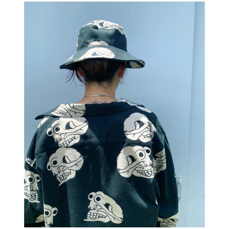 BLACK WEIRDOS　Skull Pattern Hat BLACK WEIRDOS「Skull Pattern Hat」 | gouter le ca