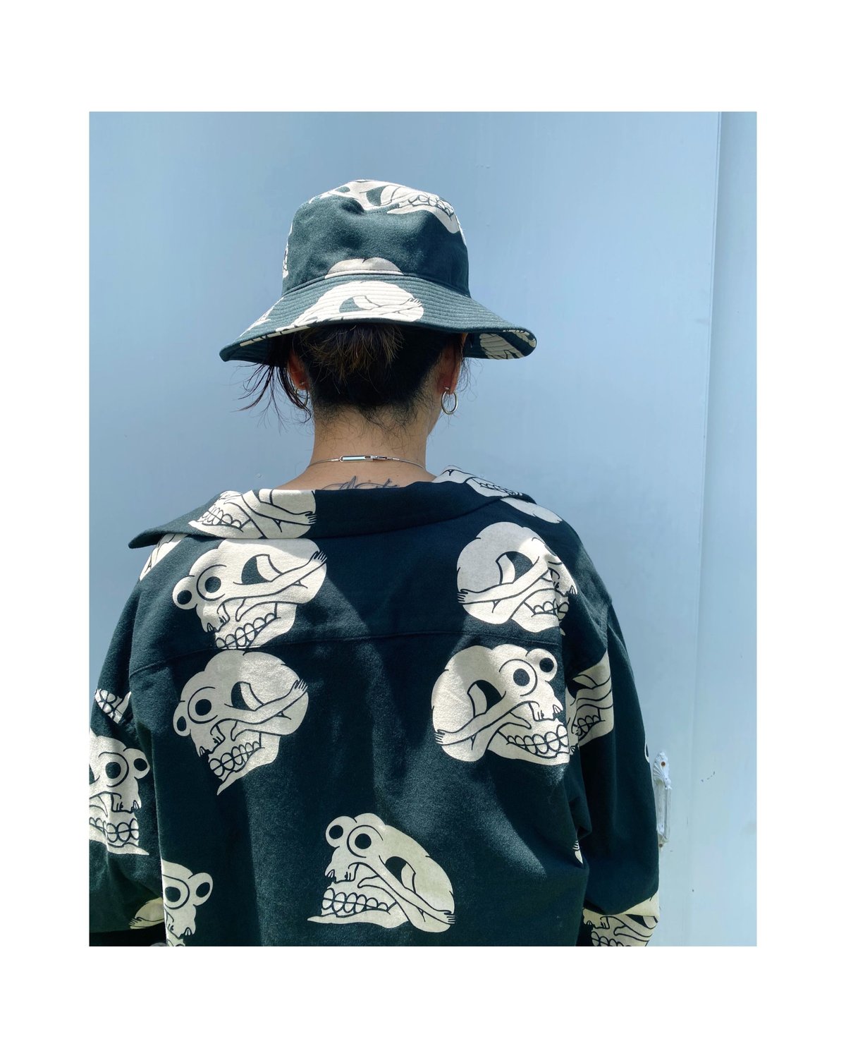 BLACK WEIRDOS「Skull Pattern Hat」 | gouter le ca