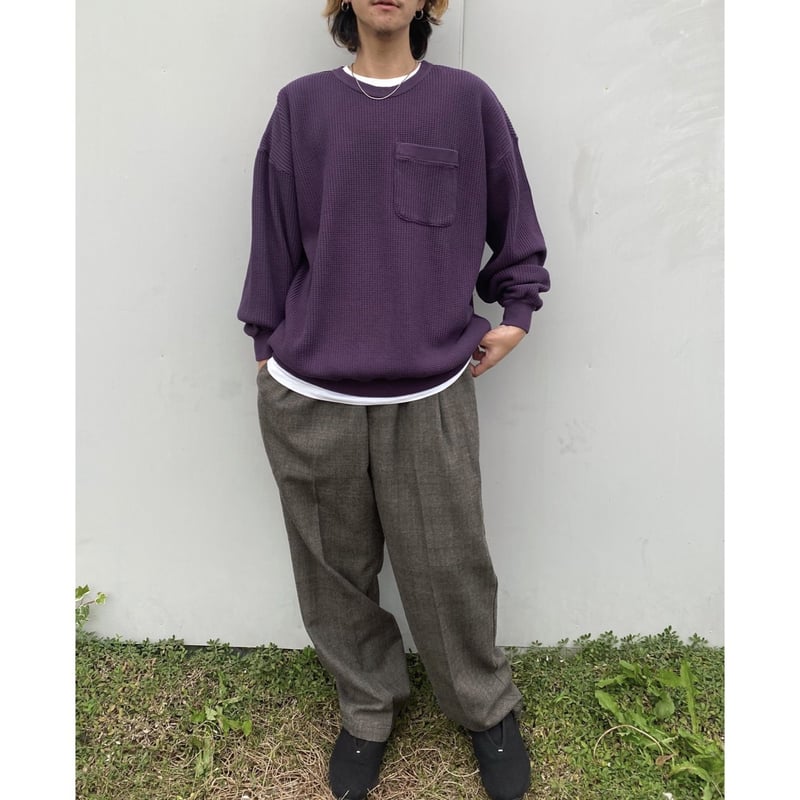 COMFORTABLE REASON「Wool Glencheck slacks」 | gou