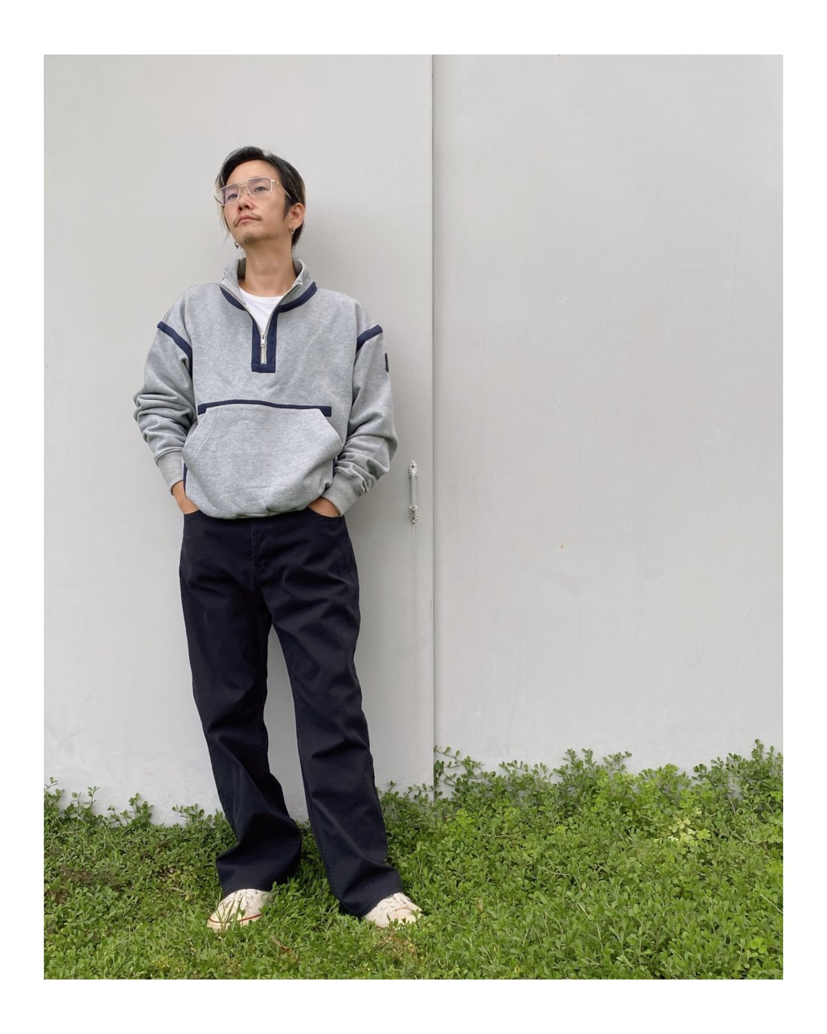 PHINGERIN「QUARTER ZIP SWEATSHIRT」 | gouter le c
