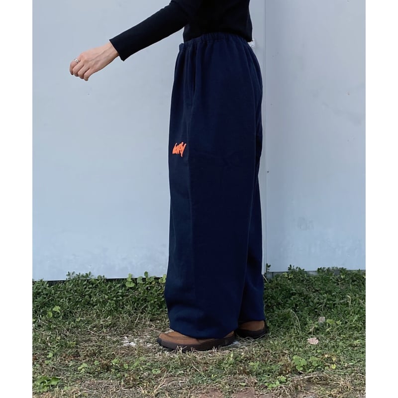 HOLIDAY「MINI SWEAT BAGGY PANTS」navy. | gouter l...