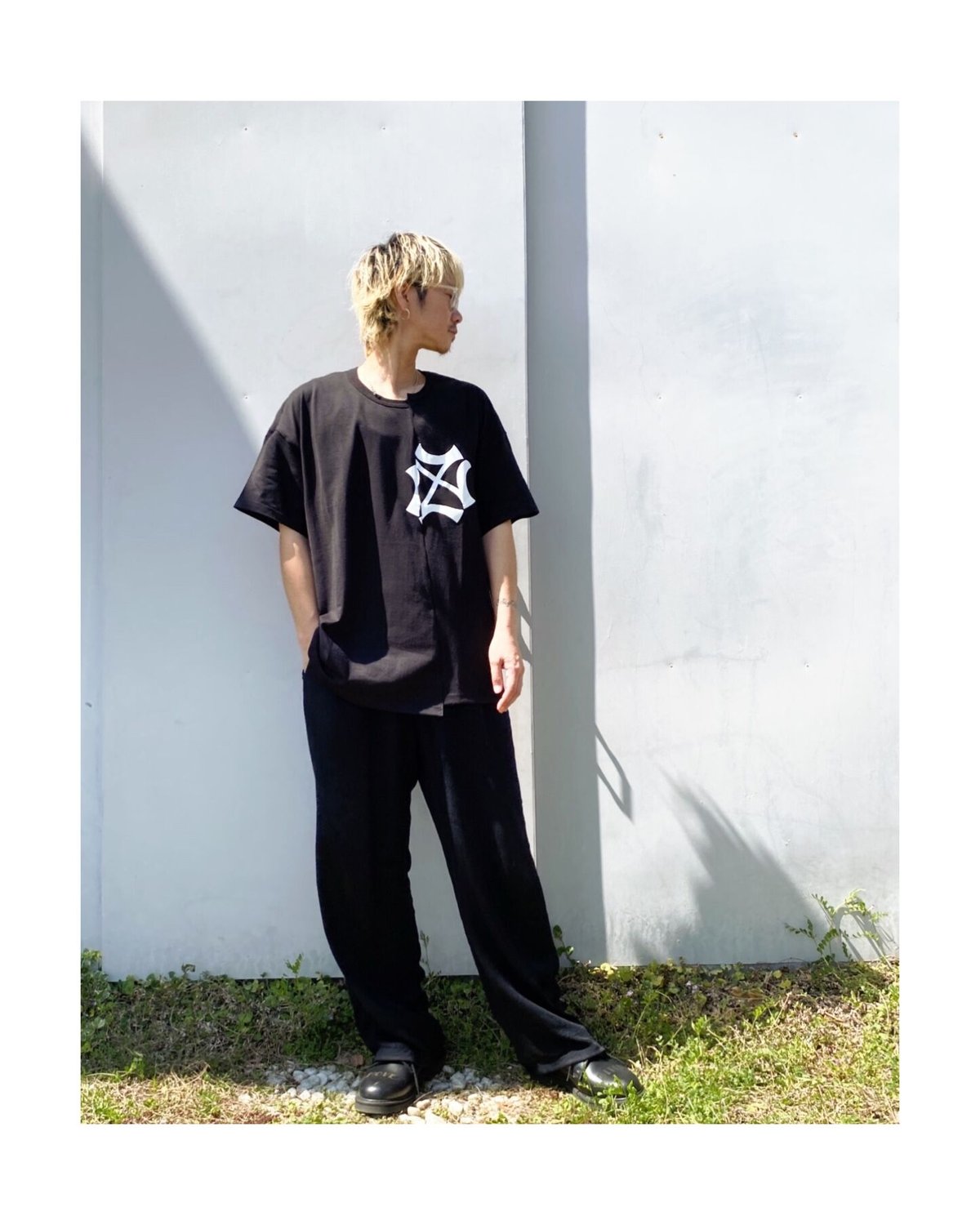 BLACK WEIRDOS「STARTER Deformed Tee」 | gouter le