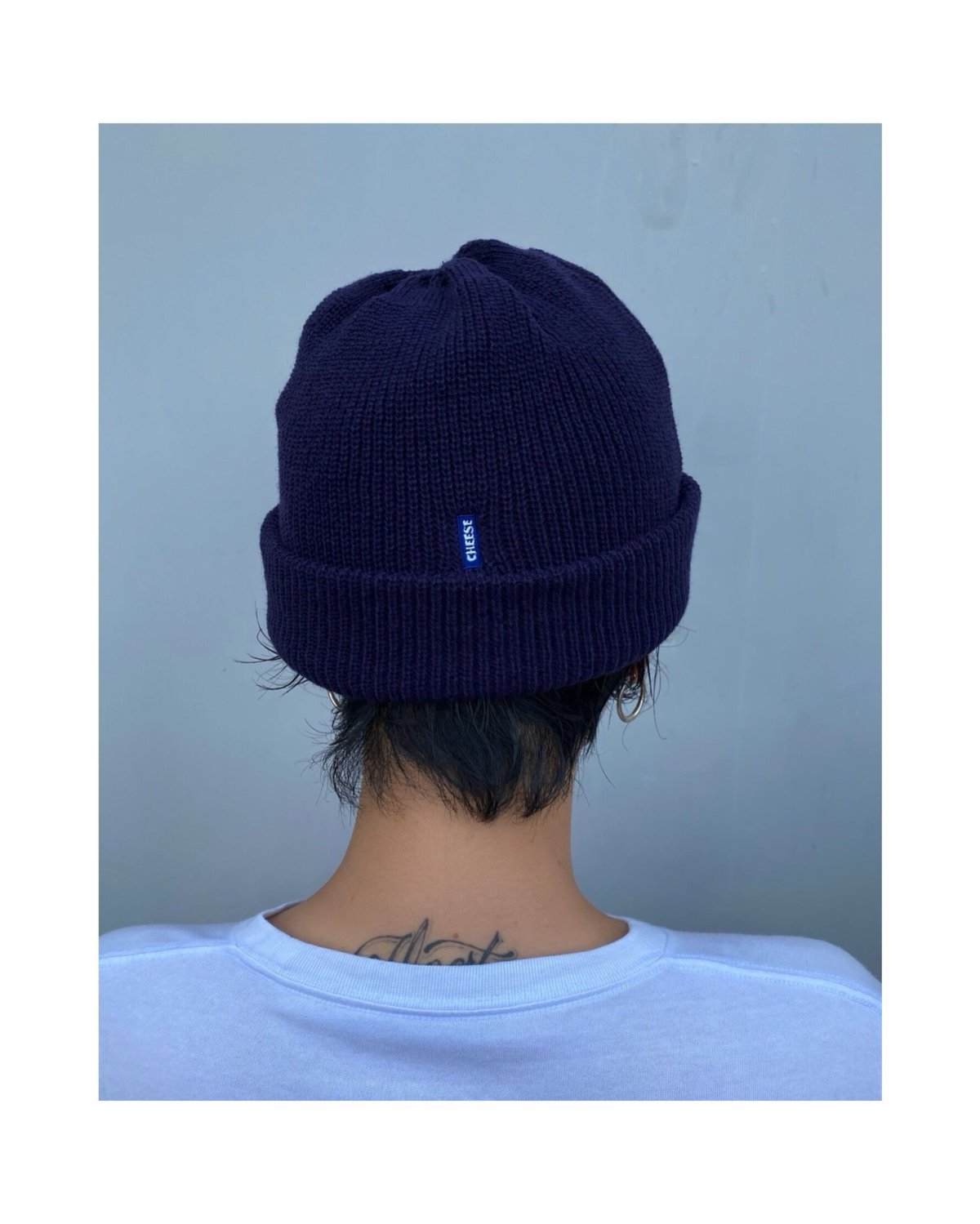 SON OF THE CHEESE「Wool KNITCAP」navy.