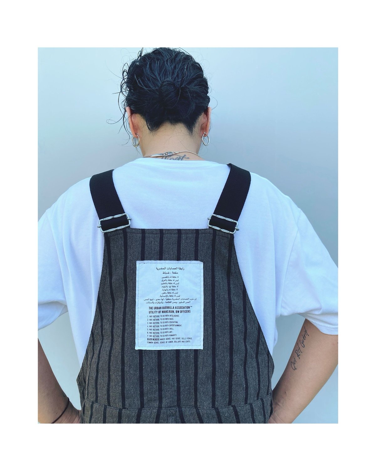 ☆WEIRDO オーバーオール Sサイズ☆ BLACK WEIRDOS「Stripe Overalls」 | gouter le cabinet