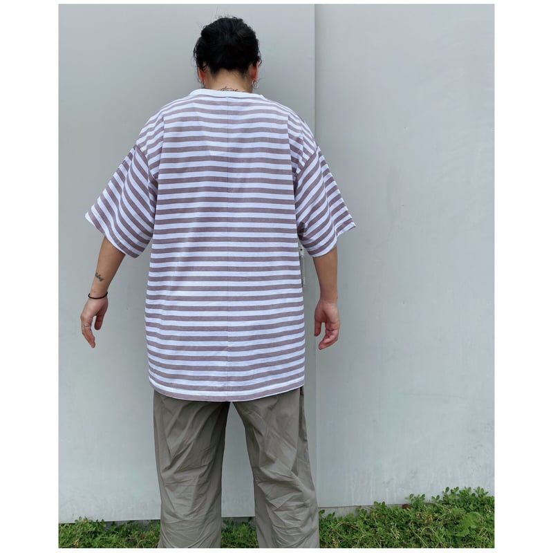 ETHOS「FRANKEN STC BORDER TEE」cafe mocha. | gout