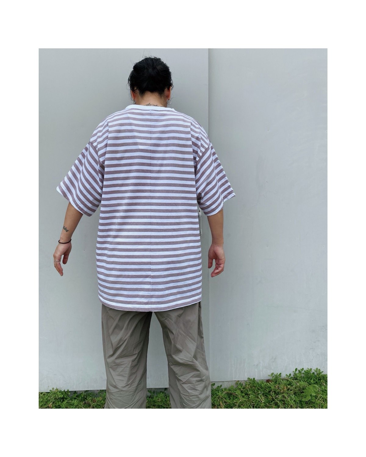 ETHOS「FRANKEN STC BORDER TEE」cafe mocha. | gout