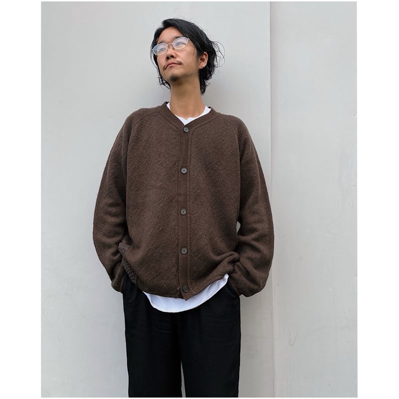 ETHOS「LANDING NET CARDIGAN」brown. | gouter le c 