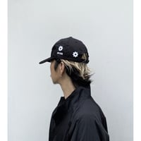 NICK GEAR「3D Flower Logo Cap」black.