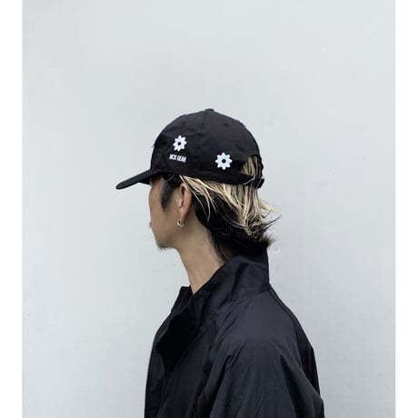 NICK GEAR「3D Flower Logo Cap」black. | gouter le