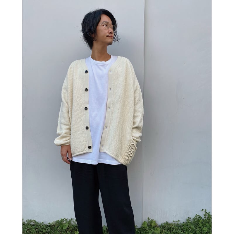 ETHOS「LANDING NET CARDIGAN」white. | gouter le c