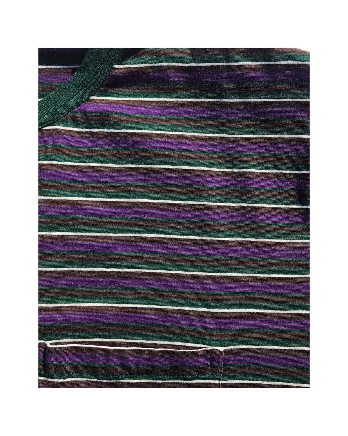 COMFORTABLE REASON「Multi Border S/S Pocket Tee」