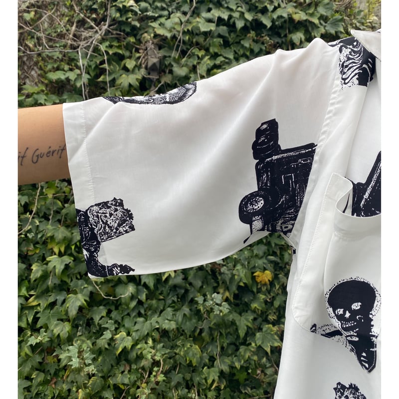 BLACK WEIRDOS「REPO Aloha Shirt」white. | gouter