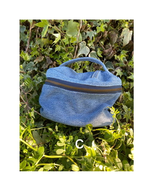 MALION vintage「denim vanity bag」 | gouter le ca