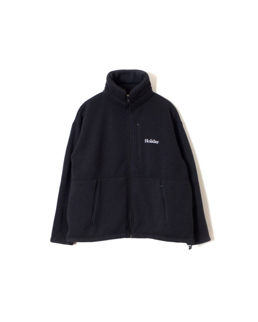 ジャケット・アウター HOLIDAY THERMAL PRO FLEECE BLACK HOLIDAY「THERMAL PRO FLEECE ZIP UP JACKET」black.