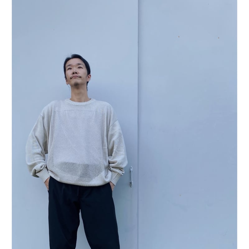 PHINGERIN「WINDOW WEB SWEATER」greige. | gouter l