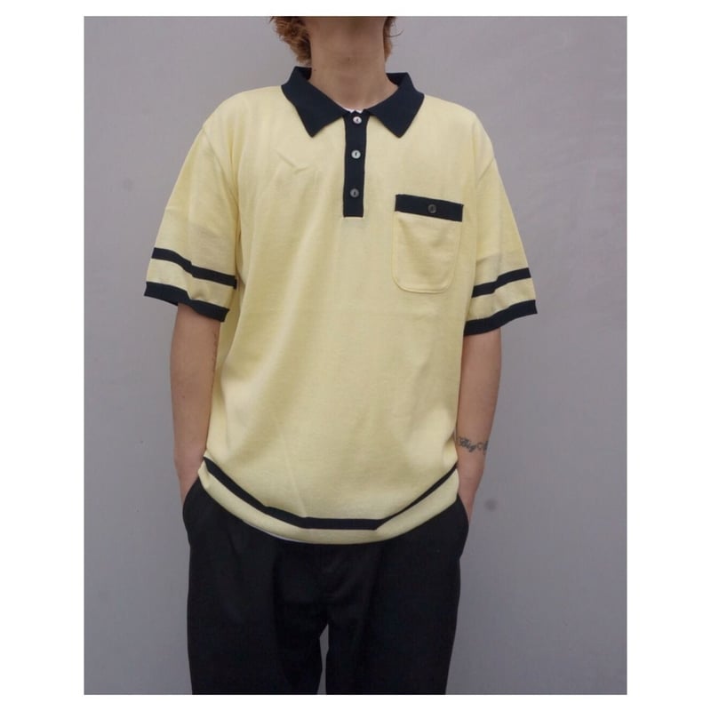 SON OF THE CHEESE「Boder KNIT Polo」 | gouter le