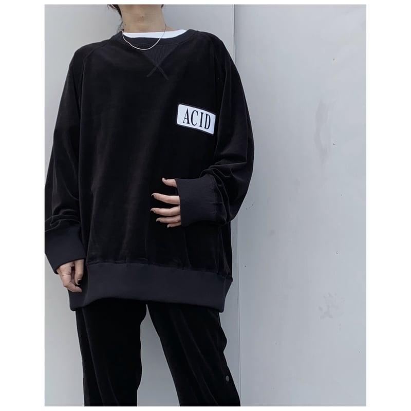 BLACK WEIRDOS「Velor Crewneck Sweatshirt」 | gout...