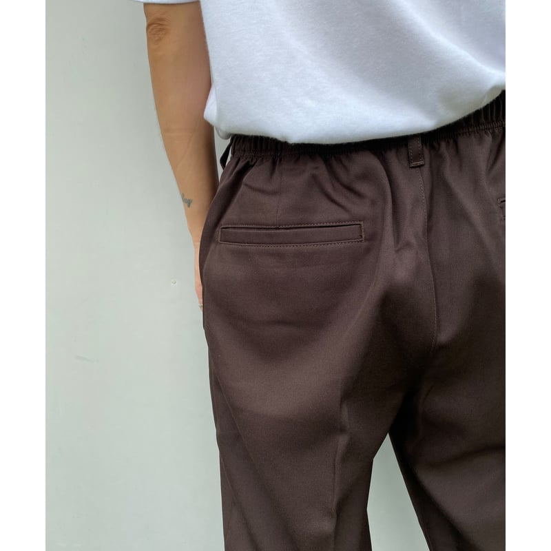 パンツ COMFORTABLE REASON Daily Poly Slacks COMFORTABLE REASON「Daily Poly Slacks」brown. | g