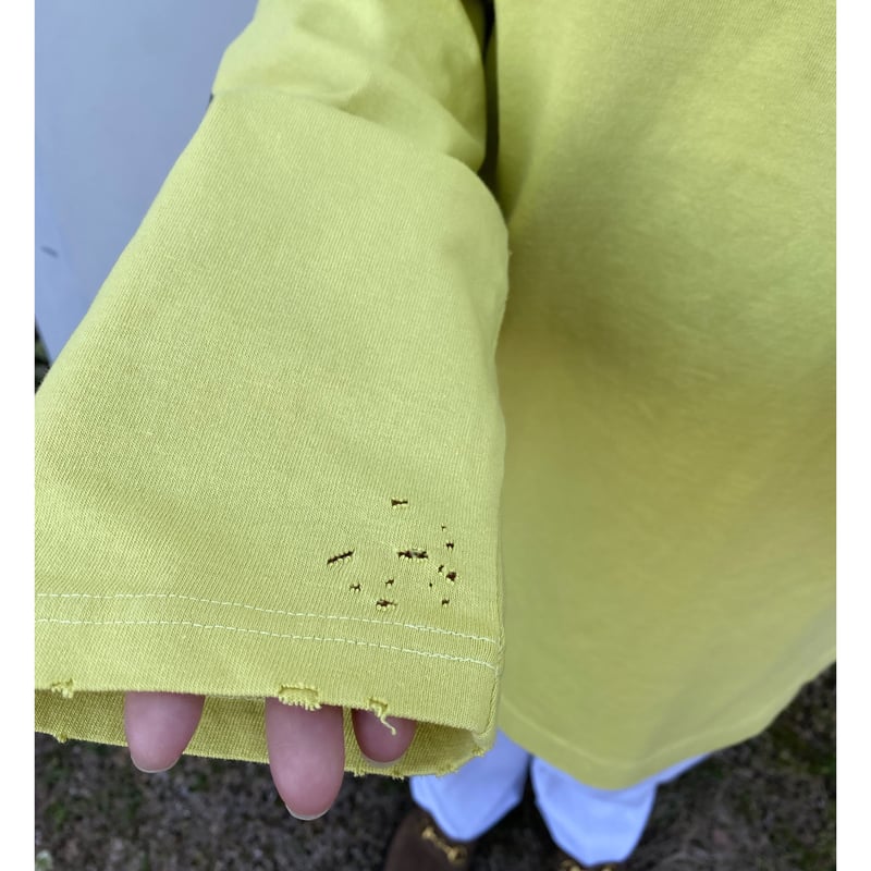 HOLIDAY「SUPER FINE DAMAGE L/S T-SHIRT(FRENDRY H