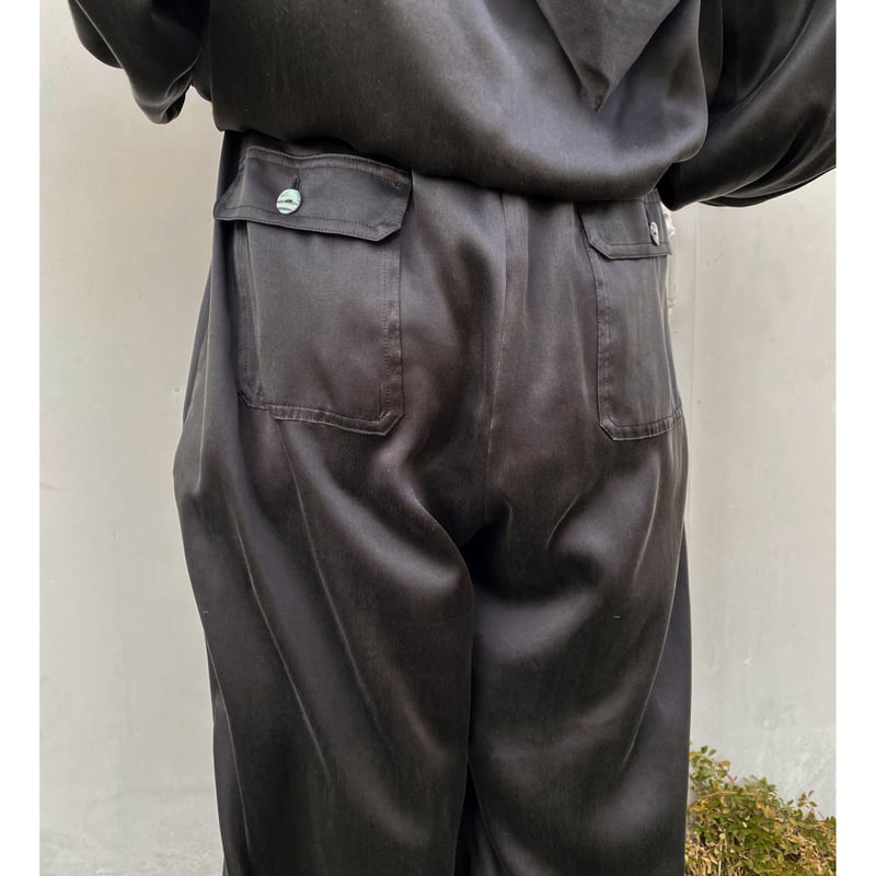 ERiKOKATORi「fringe silk pants」black. | gouter l