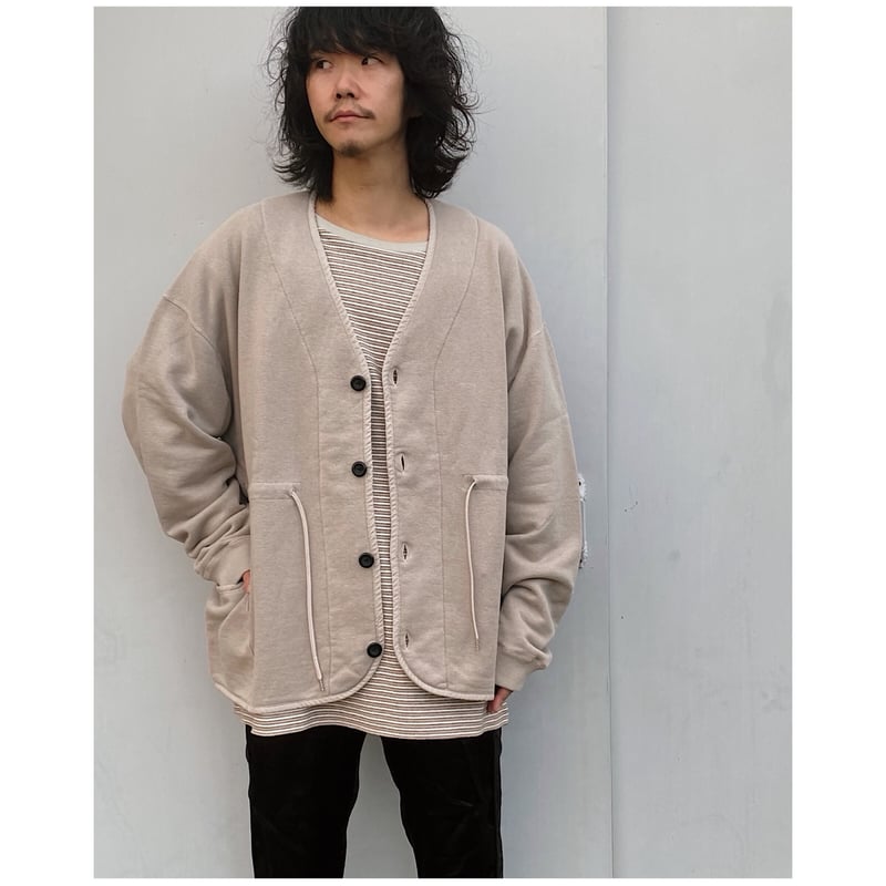 ETHOS「WOOLY CARDIGAN」mouse-gray. | gouter le ca